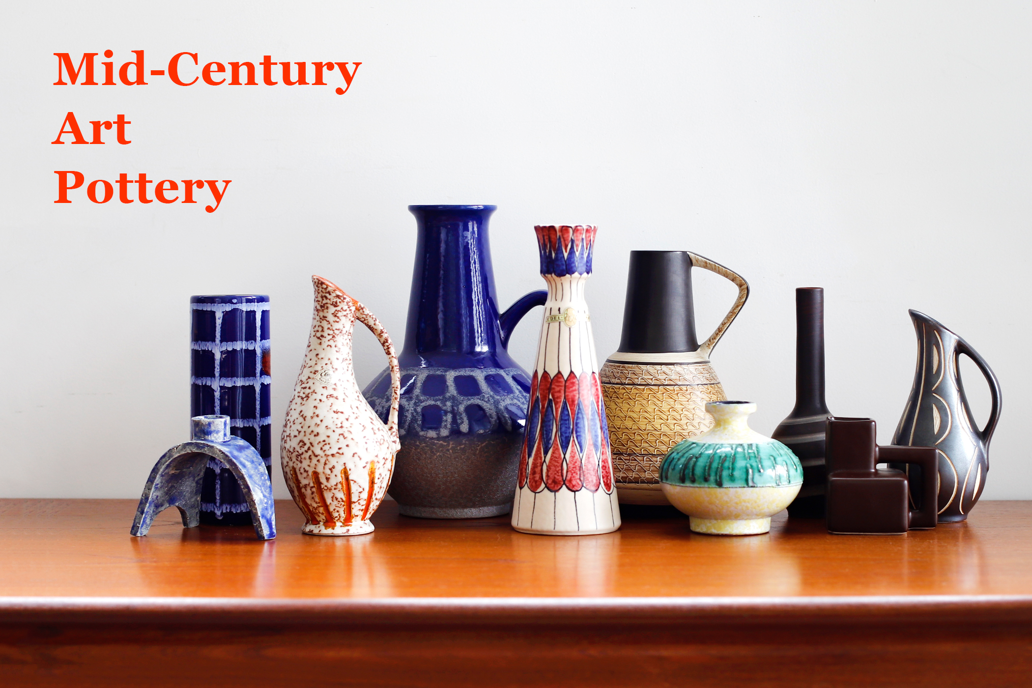 MID-CENTURY MODERN Art Pottery | CDC STORES｜シーディーシー ストアーズ