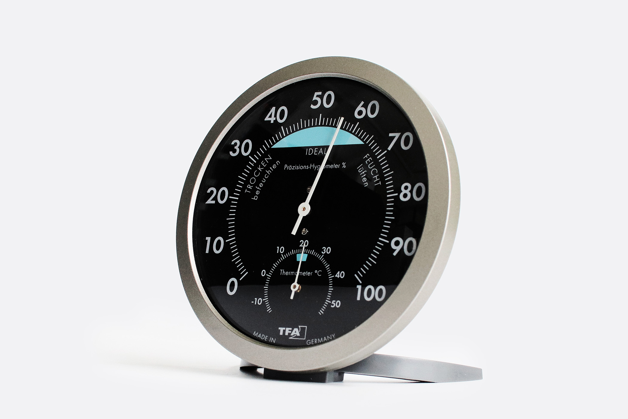 部屋の空気を見える化する、アナログ温湿度計 | dupon35｜デュポン35