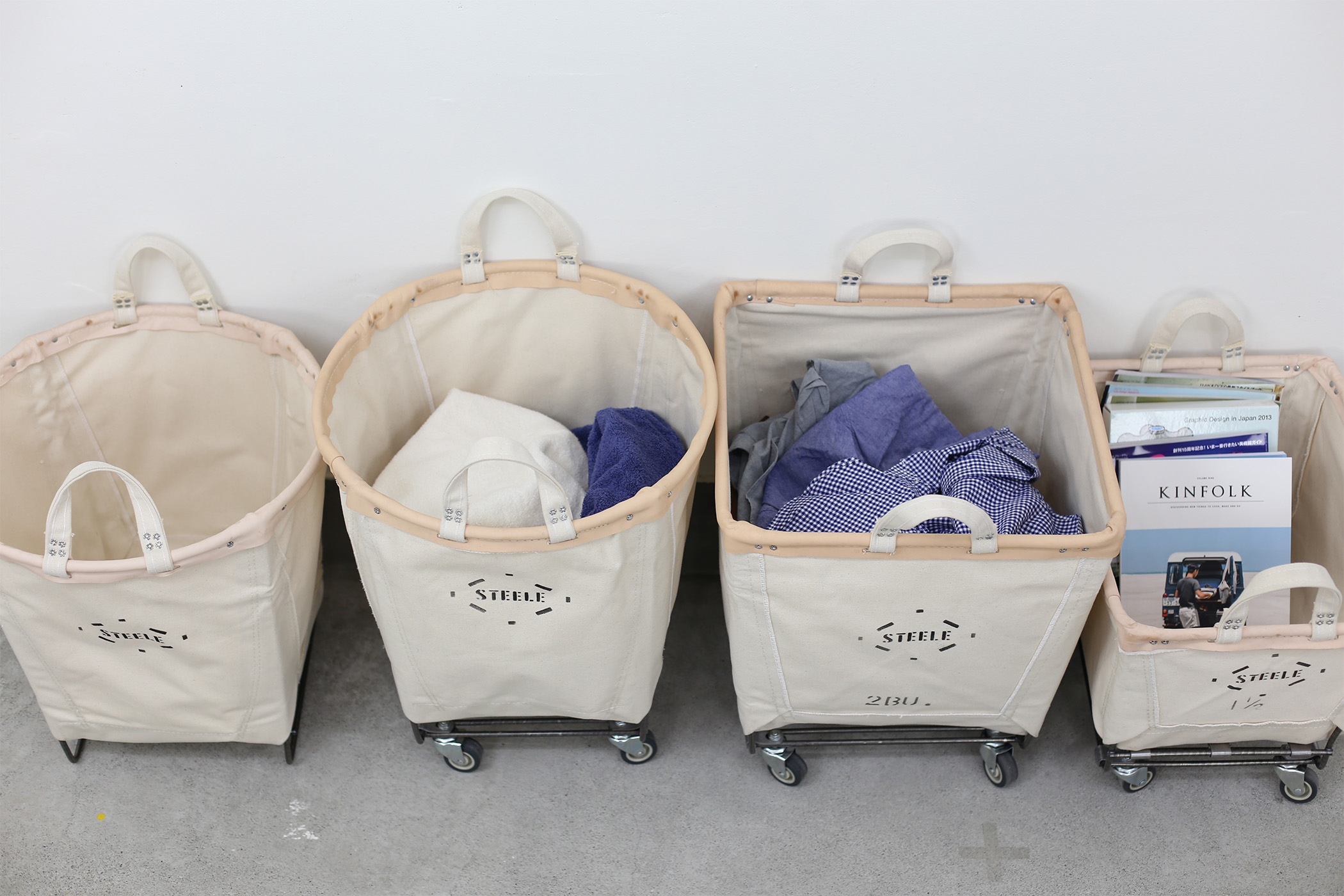 工場の道具が、暮らしの景色になる ― STEEL CANVAS BASKET | dupon35