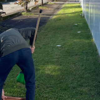 今年最後の芝刈り